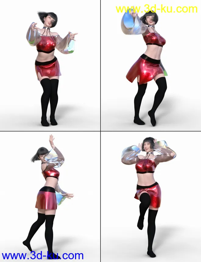 K-Dance Poses for Genesis 8 Female模型的图片6