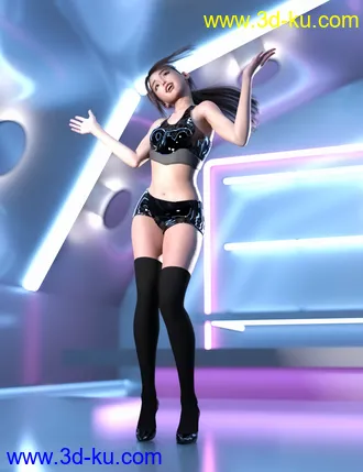 3D打印模型K-Dance Poses for Genesis 8 Female的图片