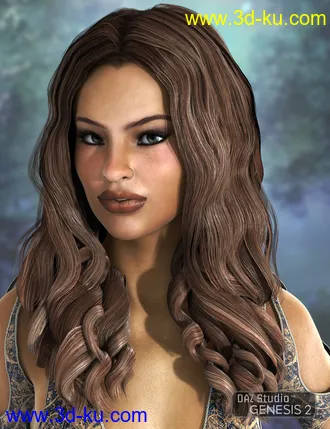 3D打印模型Kalypso Hair的图片