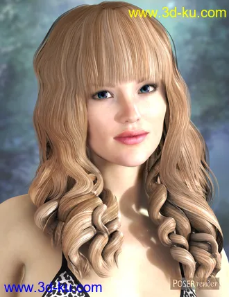 3D打印模型Kalypso Hair的图片