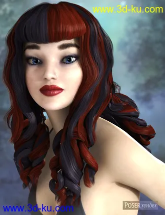 3D打印模型Kalypso Hair的图片