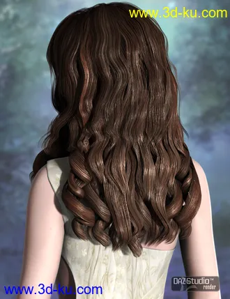 3D打印模型Kalypso Hair的图片