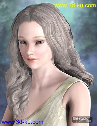 3D打印模型Kalypso Hair的图片