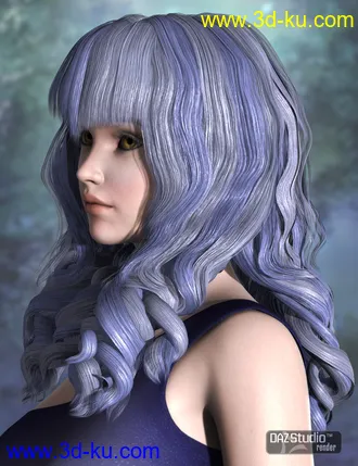 3D打印模型Kalypso Hair的图片