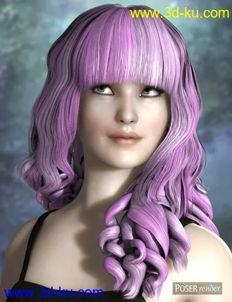 3D打印模型Kalypso Hair的图片
