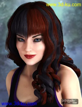 3D打印模型Kalypso Hair的图片