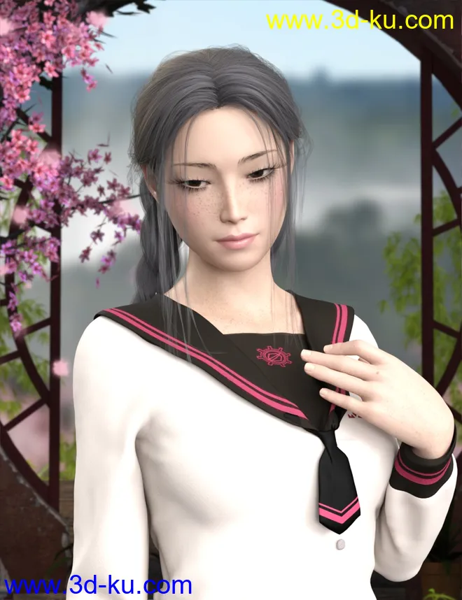 Kaoruko for Genesis 8 Female模型的图片8