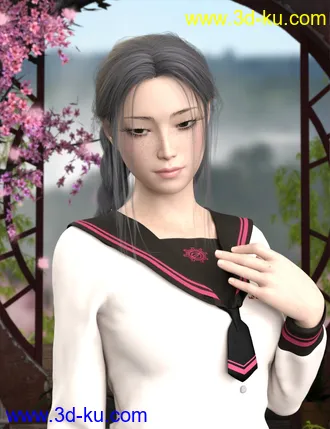 3D打印模型Kaoruko for Genesis 8 Female的图片