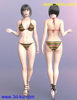 3D打印模型Kaoruko for Genesis 8 Female的图片
