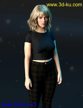 3D打印模型Karsyn HD for Genesis 8 Female的图片