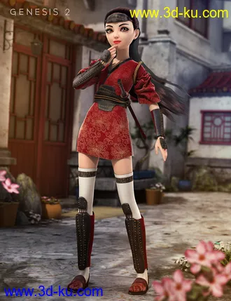 3D打印模型Keiko 6 Premiere Add-On Bundle的图片