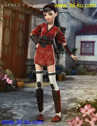 3D打印模型Keiko 6 Premiere Add-On Bundle的图片