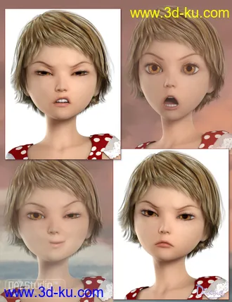 3D打印模型Keiko 6 Premiere Add-On Bundle的图片