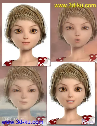 3D打印模型Keiko 6 Premiere Add-On Bundle的图片