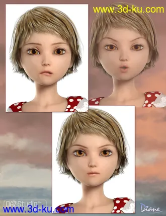 3D打印模型Keiko 6 Premiere Add-On Bundle的图片