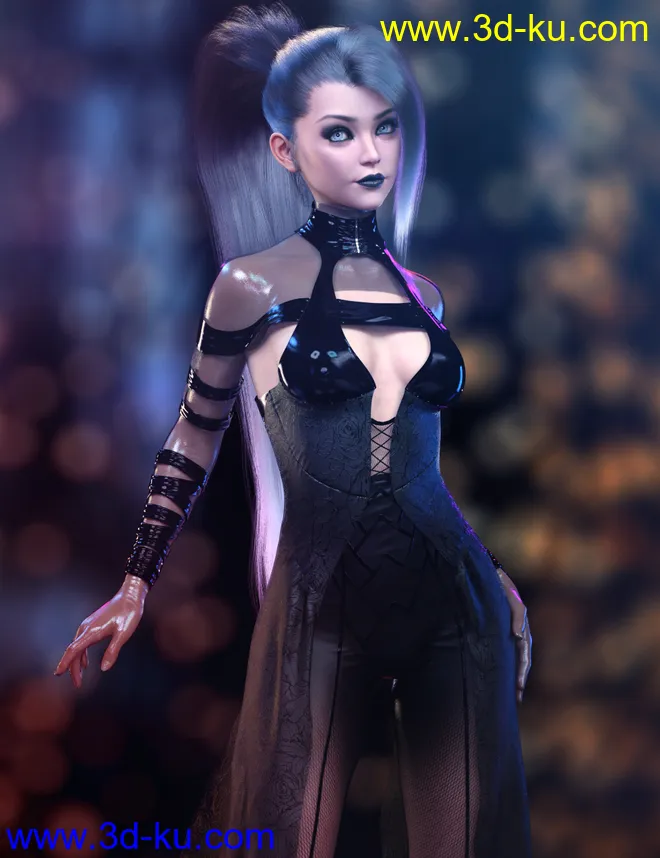 Kharia HD for Genesis 8.1 Female模型的图片2