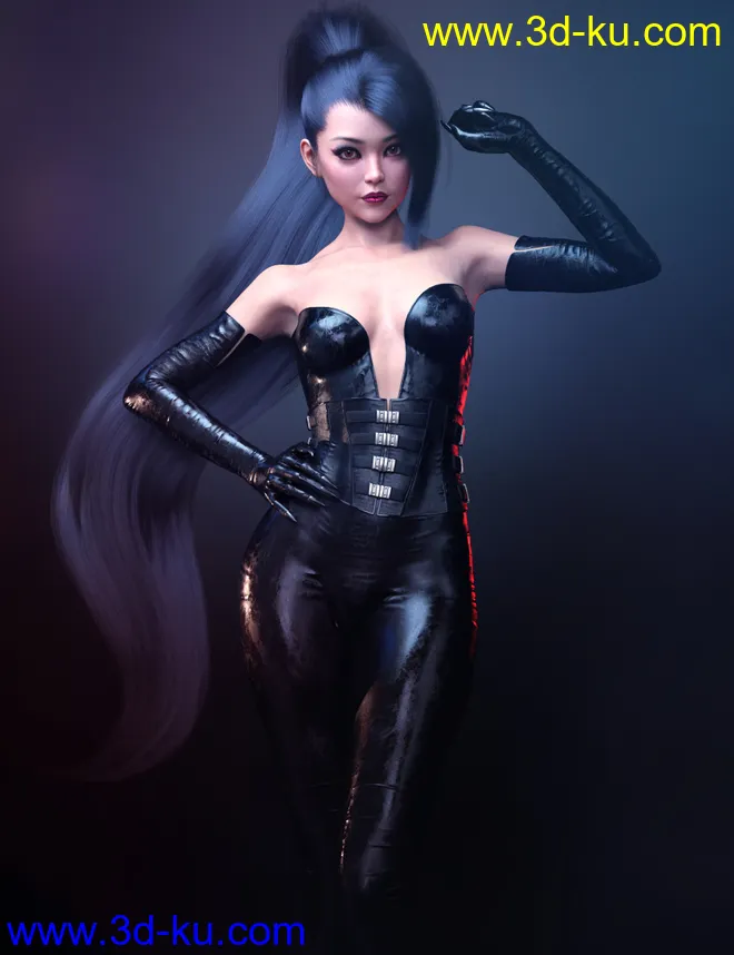 Kharia HD for Genesis 8.1 Female模型的图片3