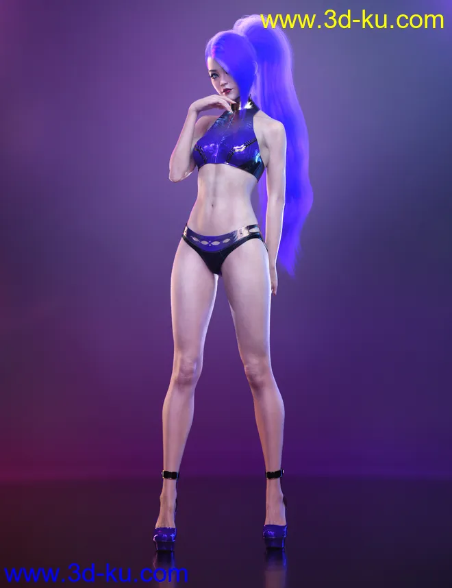 Kharia HD for Genesis 8.1 Female模型的图片7