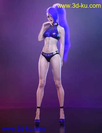 3D打印模型Kharia HD for Genesis 8.1 Female的图片