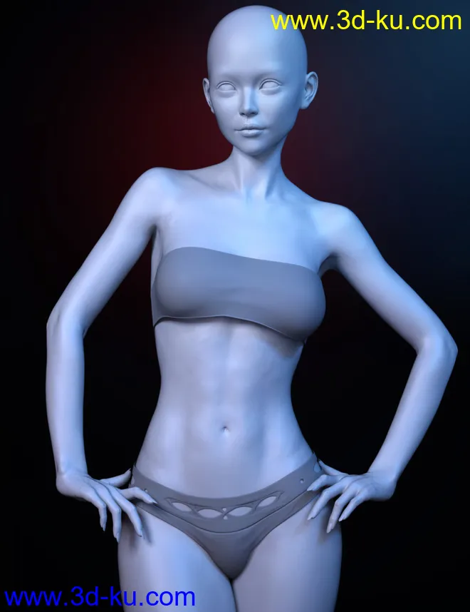 Kharia HD for Genesis 8.1 Female模型的图片9