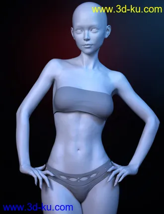 3D打印模型Kharia HD for Genesis 8.1 Female的图片