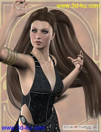 3D打印模型Kione Hair的图片