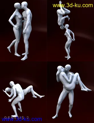 3D打印模型Kiss Me Poses的图片