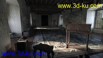 3D打印模型Knight Guest Hall Abandoned的图片