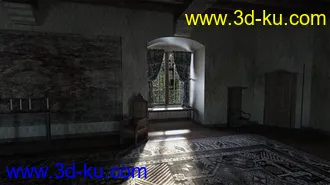3D打印模型Knight Guest Hall Abandoned的图片