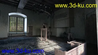 3D打印模型Knight Guest Hall Abandoned的图片