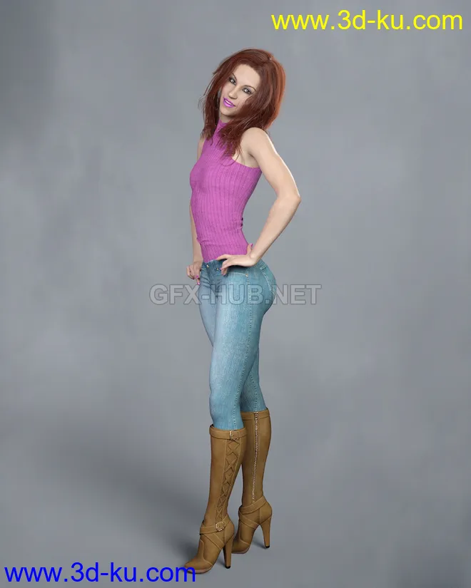 KrashWerks BLAIR for Genesis 8 Female模型的图片1