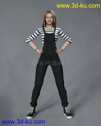 3D打印模型KrashWerks CLAIRE for Genesis 8 Female的图片