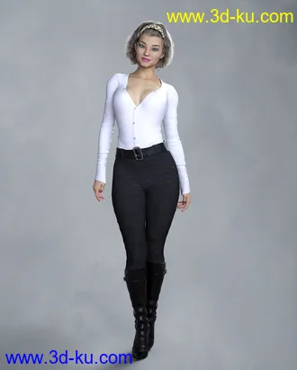 3D打印模型KrashWerks GRETA for Genesis 8 Female的图片