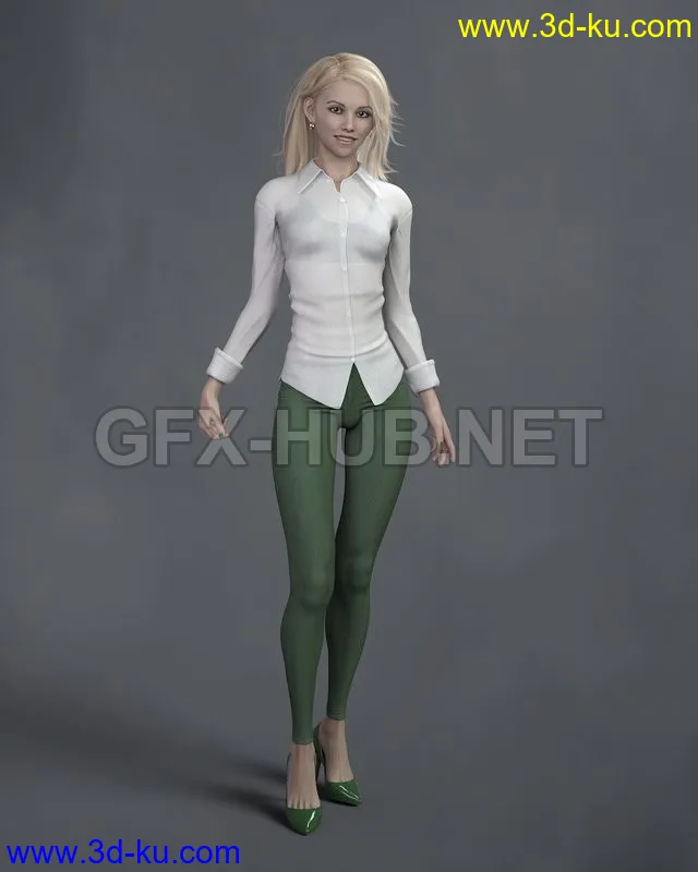 KrashWerks HANNAH for Genesis 8 Female模型的图片1