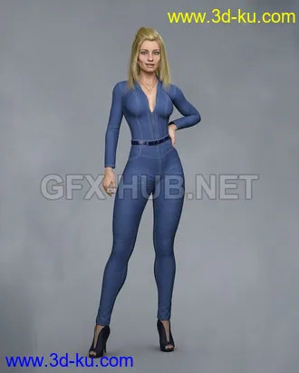 3D打印模型KrashWerks JENNA for Genesis 8 Female的图片