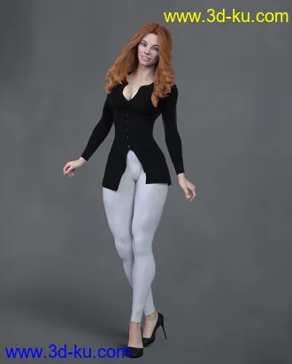 3D打印模型KrashWerks JULIA for Genesis 8 Female的图片