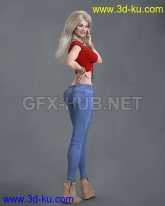 3D打印模型KrashWerks RENEE for Gensis 8 Female的图片