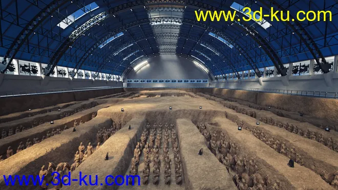 KuJ Museum of Qin Terracotta模型的图片2