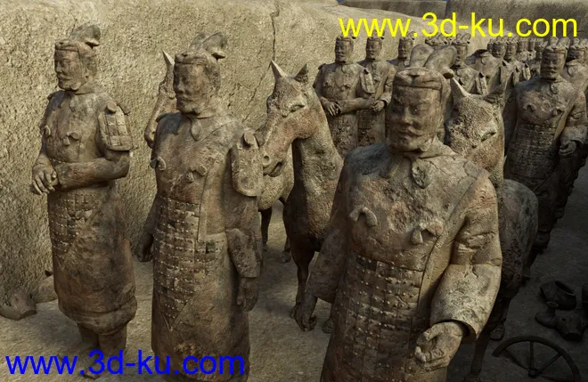 KuJ Museum of Qin Terracotta模型的图片3