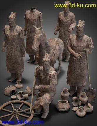 3D打印模型KuJ Museum of Qin Terracotta的图片