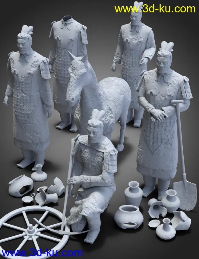 KuJ Museum of Qin Terracotta模型的图片9