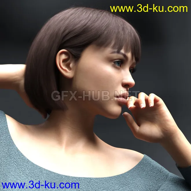 LA Beth for Genesis 8 Female模型的图片1