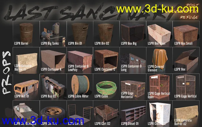 Last Sanctuary - Post Apocalyptic Refuge模型的图片4