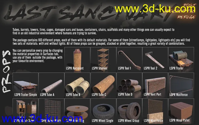Last Sanctuary - Post Apocalyptic Refuge模型的图片7