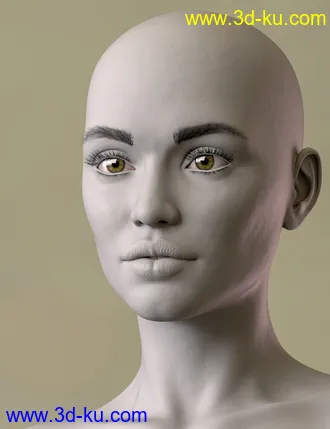 3D打印模型Leanna HD for Genesis 8 and 8.1 Female的图片