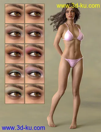 3D打印模型Leanna HD for Genesis 8 and 8.1 Female的图片