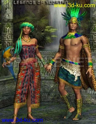 3D打印模型Legends Of Yucatan的图片