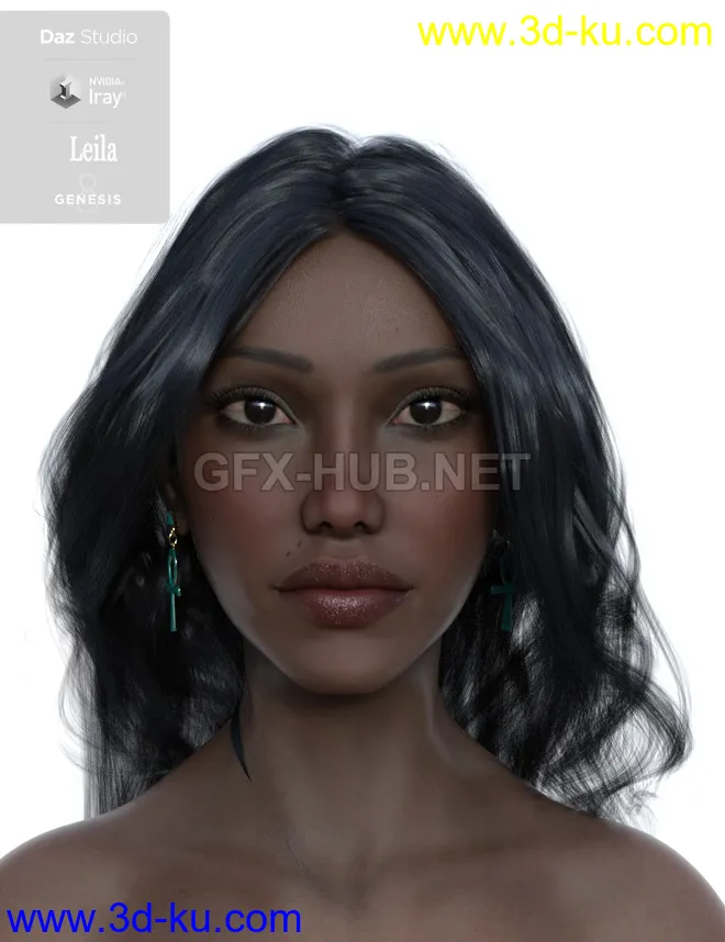 Leila For Genesis 8 Female模型的图片1