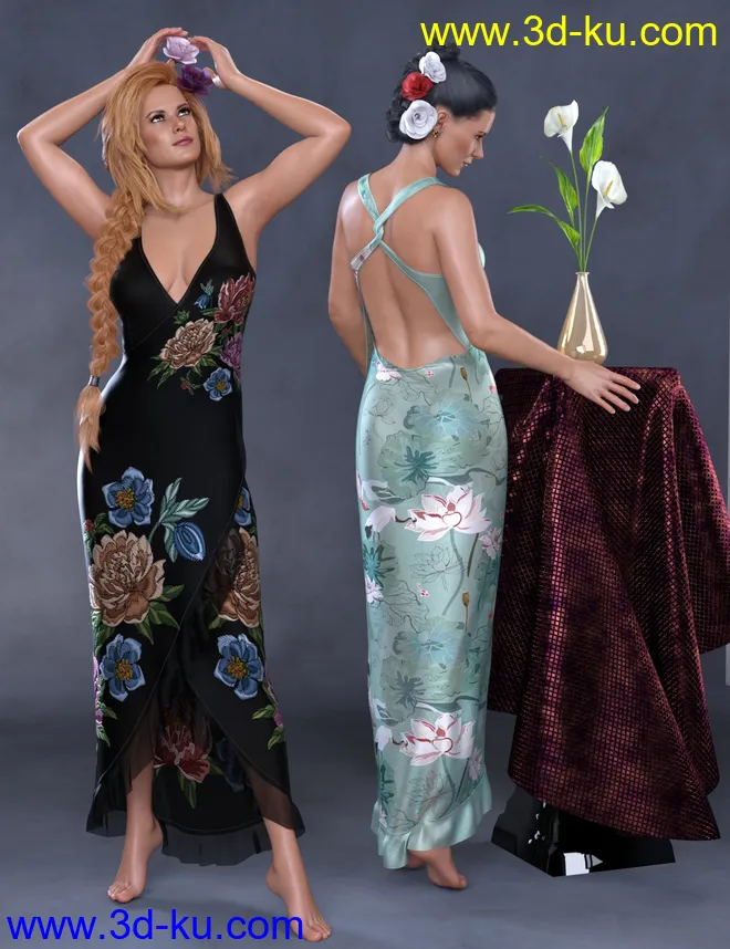 Leisure Time Textures for Floral Fiesta Outfit模型的图片1