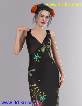 3D打印模型Leisure Time Textures for Floral Fiesta Outfit的图片